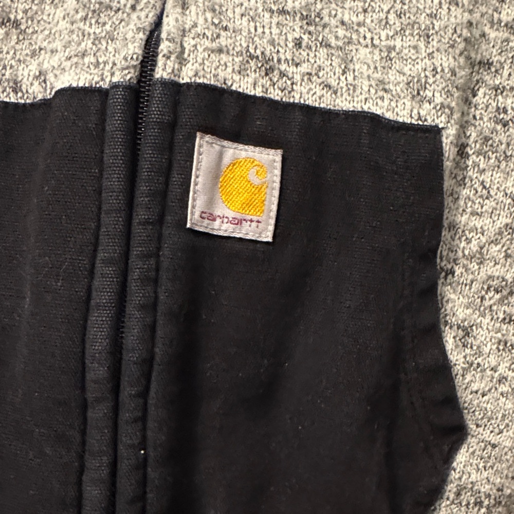 Carhartt Black and Gray Toddler Coveralls